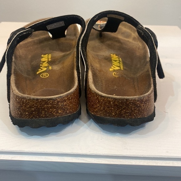 Viking Cork Thong Sandals with Colourful Abstract Design - Picture 6 of 10